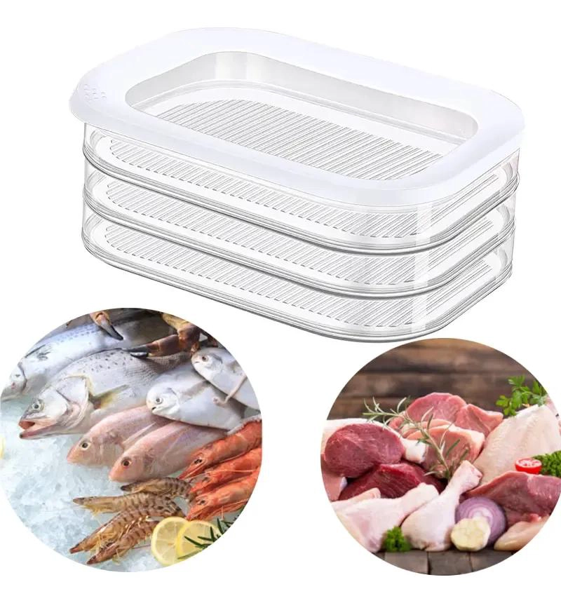 CAJA DE ALMACENAMIENTO DE ALIMENTOS APILABLE Y A PRUEBA DE FUGAS - 4