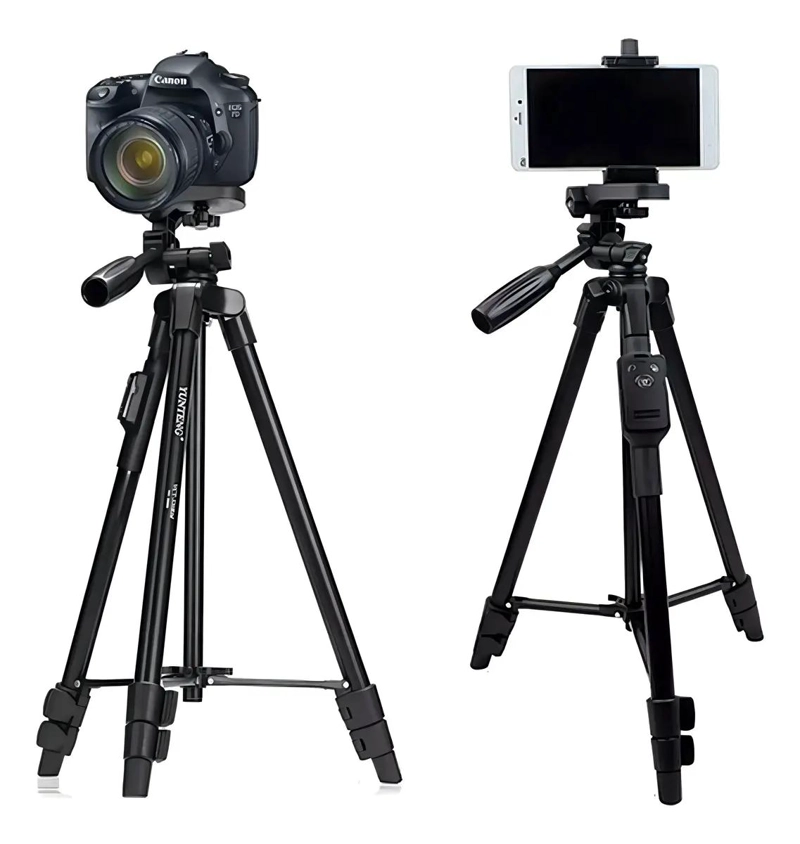 TRIPODE PROFESIONAL CON BLUETOOTH PARA CELULAR Y CAMARA DE 128 CM - 4