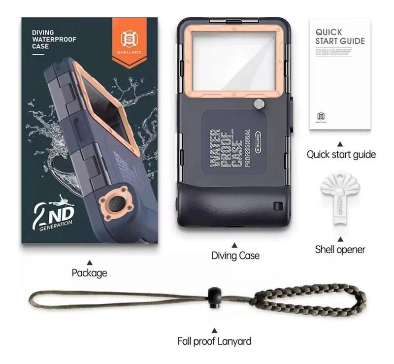 FUNDA IMPERMEABLE SHELLBOX 15 M SEGUNDA GENERACION AZUL OSCURO - 10