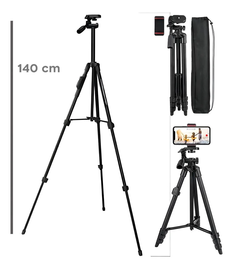 TRIPODE PROFESIONAL PARA CAMARA CON ADAPTADOR Y MORRAL DE TRANSPORTE - 8