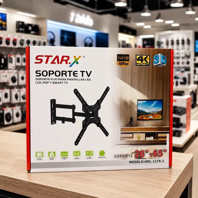SOPORTE ARTICULADO PARA TV DE 26 A 65 PULGADAS CON VESA 400X400 - 4