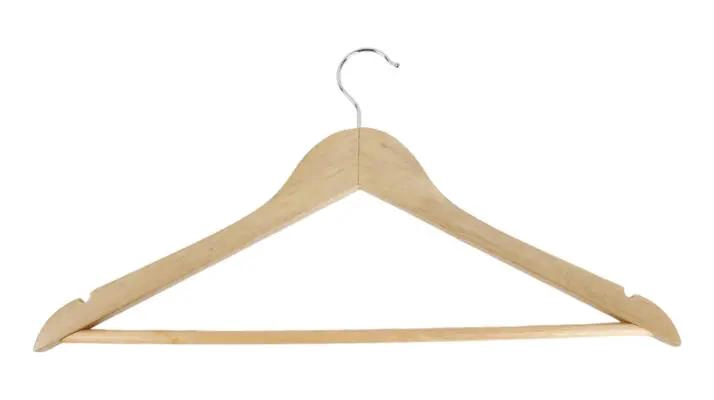 COLGADOR DE ROPA BEIGE 44X23 CM PARA ORGANIZACION - 3