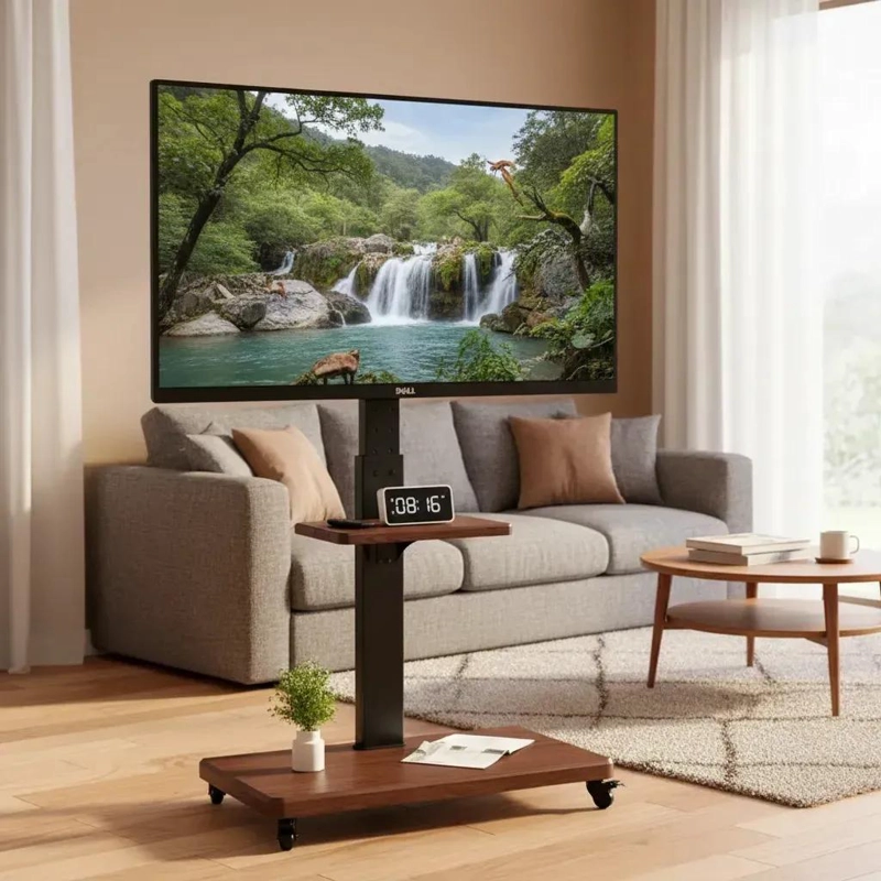 SOPORTE MOVIL PARA TV CON RUEDAS PARA PANTALLAS DE 32 A 70 PULGADAS - 6