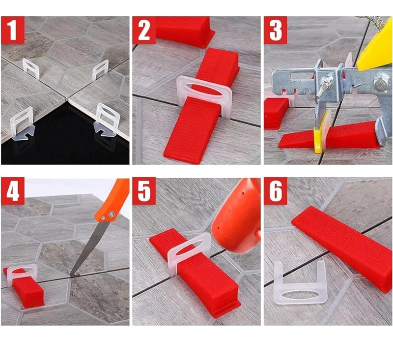 SET DE 500 CLIPS NIVELADORES PARA CERAMICA Y BALDOSAS 1MM - 1