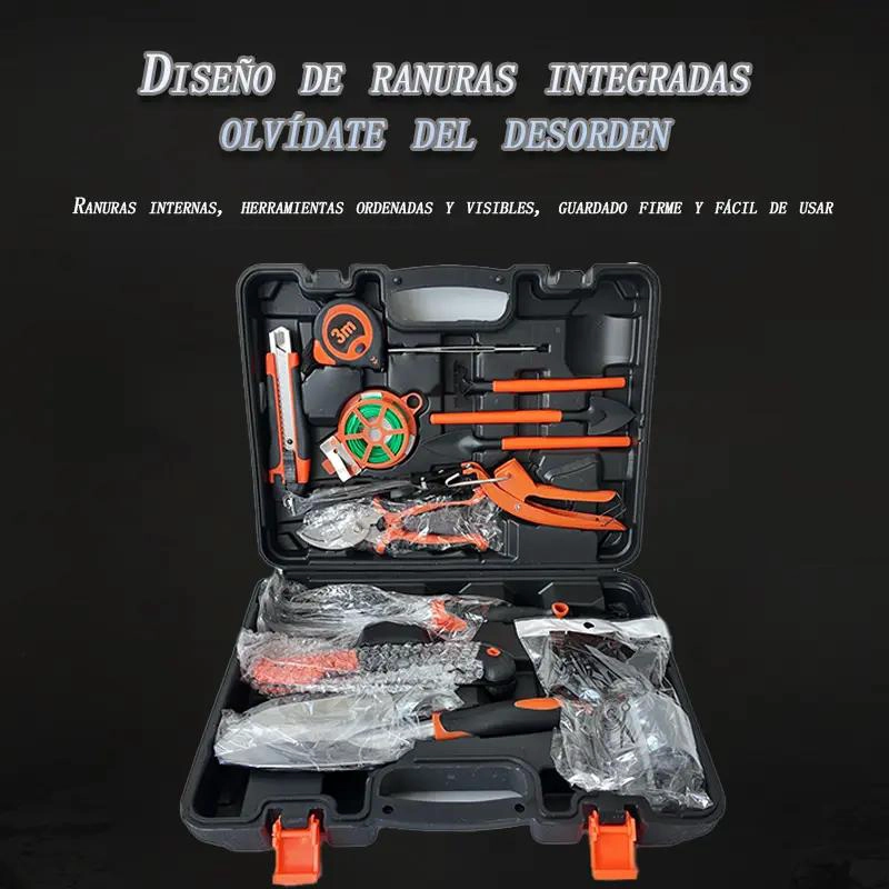 SET DE 14 HERRAMIENTAS DE JARDIN EN MALETIN - 5