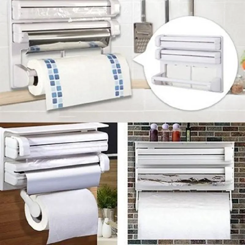 DISPENSADOR TRIPLE EMPOTRABLE PARA PAPEL DE COCINA - 3