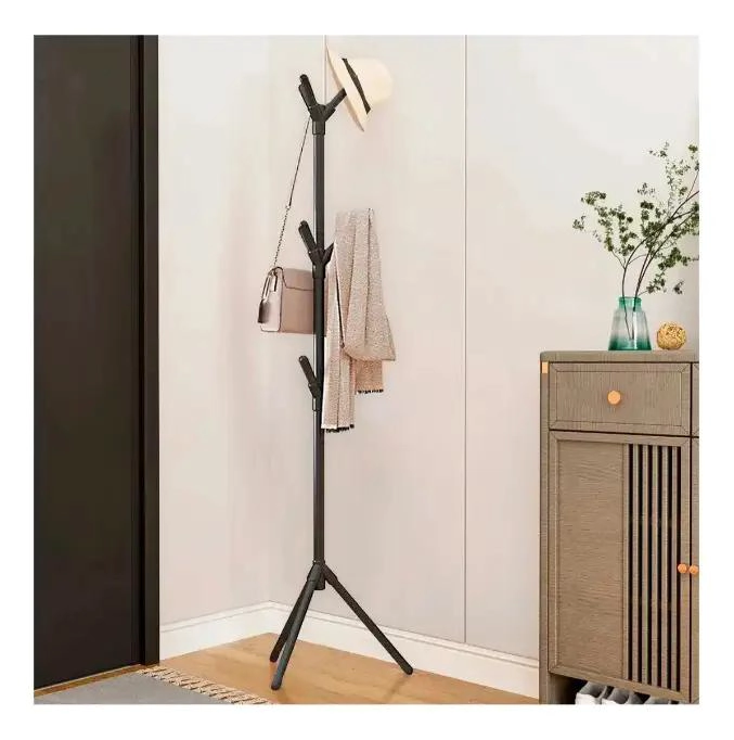 PERCHERO DE METAL PARA ROPA Y ACCESORIOS CON DISEÑO ELEGANTE - 1