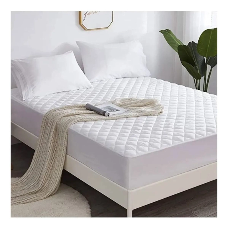 CUBRE COLCHON IMPERMEABLE PARA PLAZA Y MEDIA CON FUNDA - 6