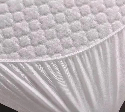 CUBRE COLCHON IMPERMEABLE 1 PLAZA 90X200 CM CON ALGODON - 3