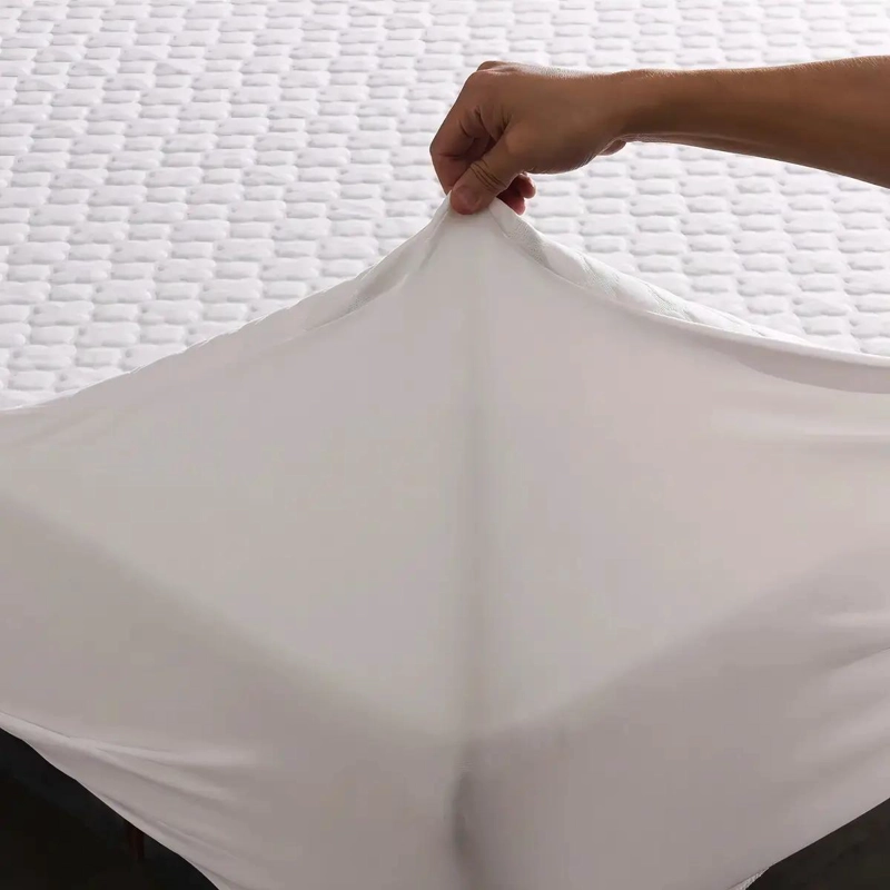 CUBRE COLCHON IMPERMEABLE 1 PLAZA 90X200 CM CON ALGODON - 5