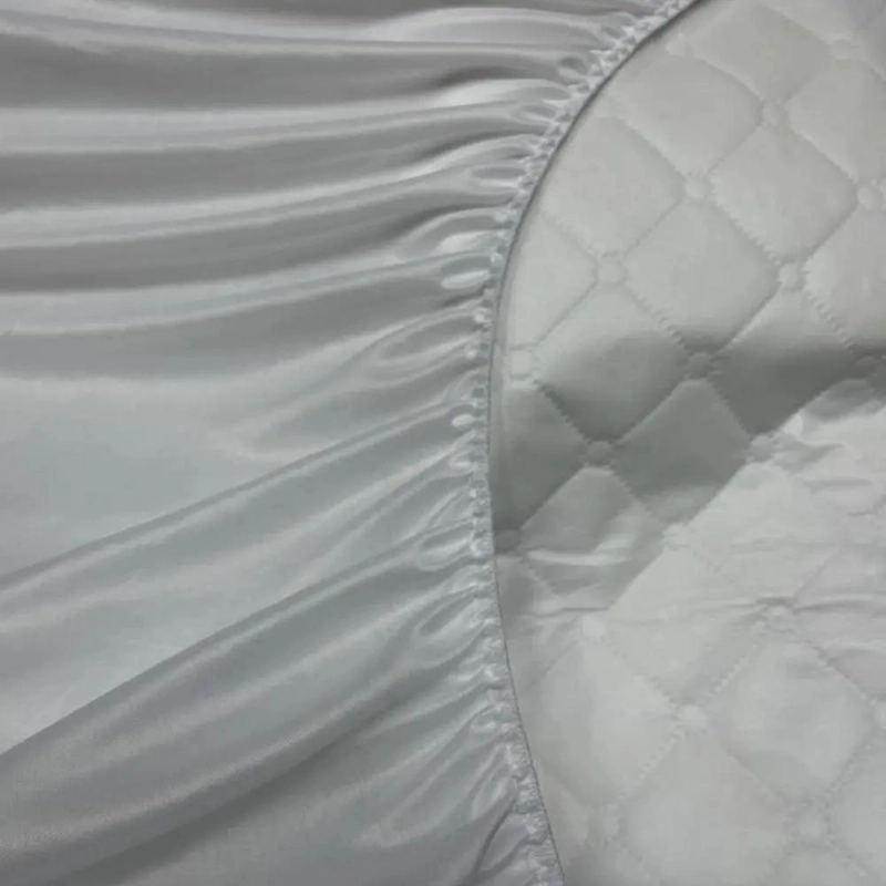 CUBRECOLCHON IMPERMEABLE BLANCO PARA 1 PLAZA - 3