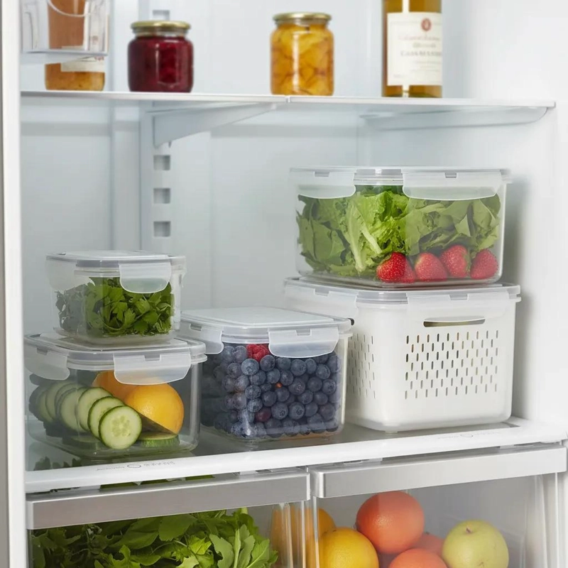 SET DE 4 CONTENEDORES ORGANIZADORES PARA REFRIGERADOR - 2