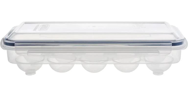 PORTAHUEVOS DE PLASTICO PARA REFRIGERADOR 15X24X12 CM - 1