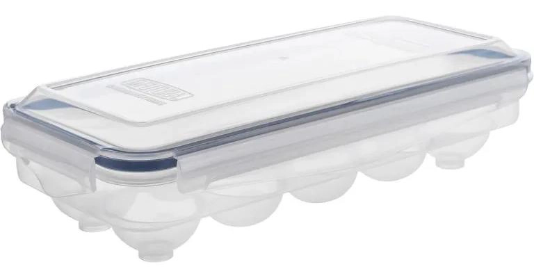 PORTAHUEVOS DE PLASTICO PARA REFRIGERADOR 15X24X12 CM - 3