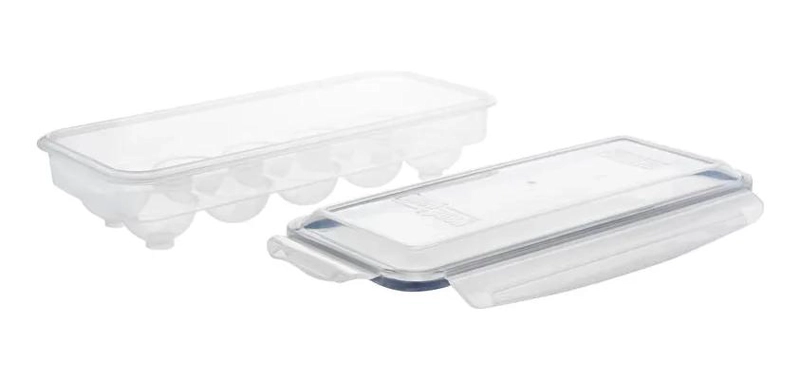 PORTAHUEVOS DE PLASTICO PARA REFRIGERADOR 15X24X12 CM - 5