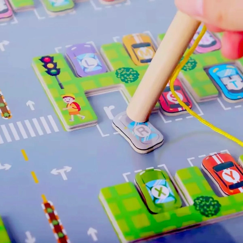 JUEGO EDUCATIVO MAGNE TICO DE LABERINTO PARA APRENDER EL ALFABETO - 5