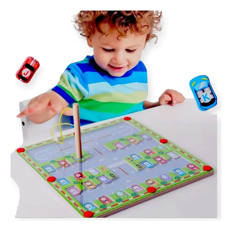 JUEGO EDUCATIVO MAGNE TICO DE LABERINTO PARA APRENDER EL ALFABETO - 7