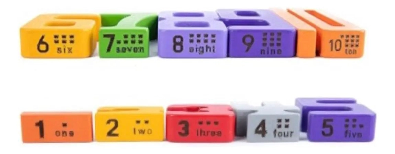 JUGUETE EDUCATIVO DE NUMEROS DE MADERA PARA NIÑOS - 5