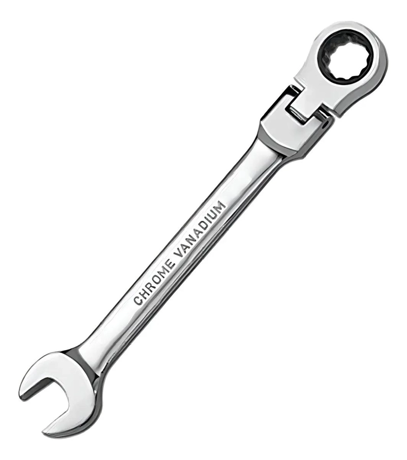 LLAVE COMBINADA CON CHICHARRA FLEXIBLE DE 14 MM PARA BRICOLAJE - 1