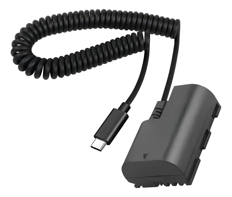 BATERIA FICTICIA LP-E6 PARA CAMARAS CANON CON USB-C - 1