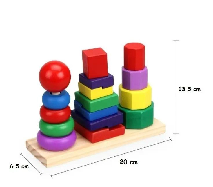 PACK DE JUEGOS DE MADERA PARA DESARROLLO INFANTIL - 9
