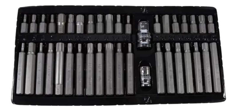 KIT DE PUNTAS HEXAGONALES Y TORX DE 40 PIEZAS - 3