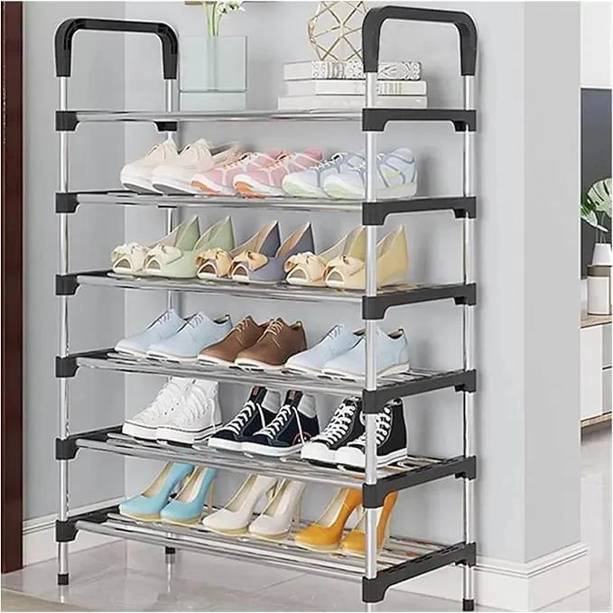 ZAPATERO ARMABLE MODULAR DE 6 NIVELES PARA ZAPATOS - 3