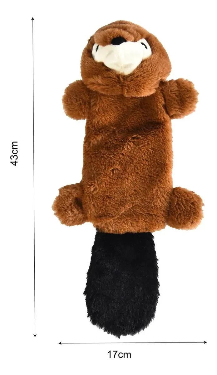 JUGUETE PLUSH ARDILLA PARA PERROS PEQUEÑOS Y MEDIANOS - 5