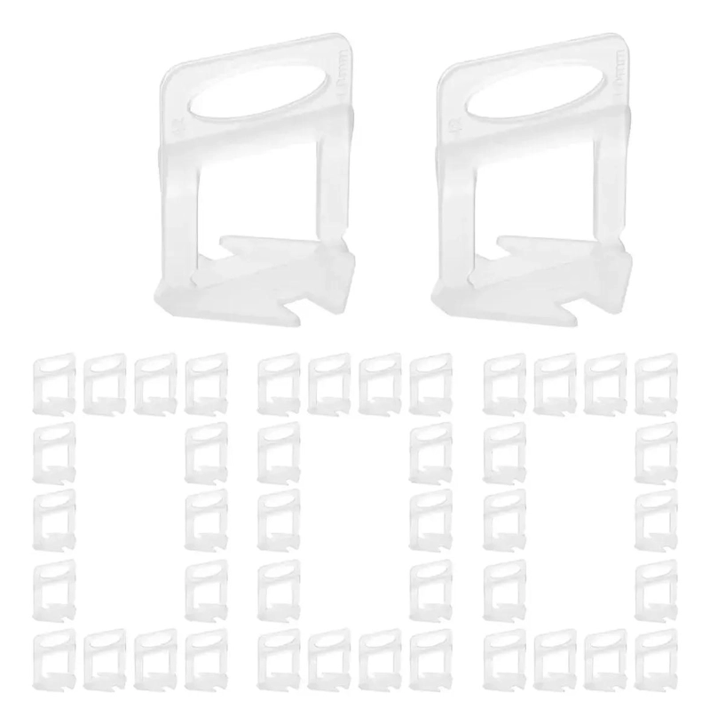 500 CLIPS SEPARADORES NIVELADORES PARA AZULEJOS DE CERAMICA 1,5MM - 1