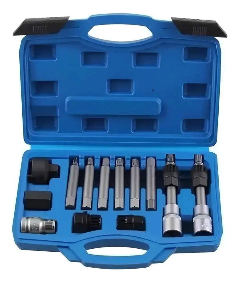PUNTAS DADOS EXTRACTOR POLEAS ALTERNADOR 13 PIEZAS - 1