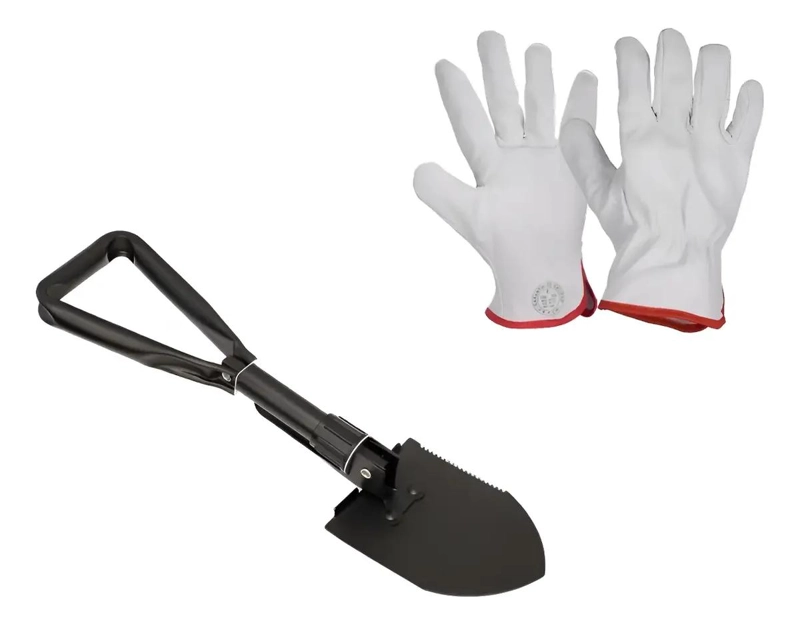 PALA DE 60 CM CON PICOTA Y GUANTES - 1