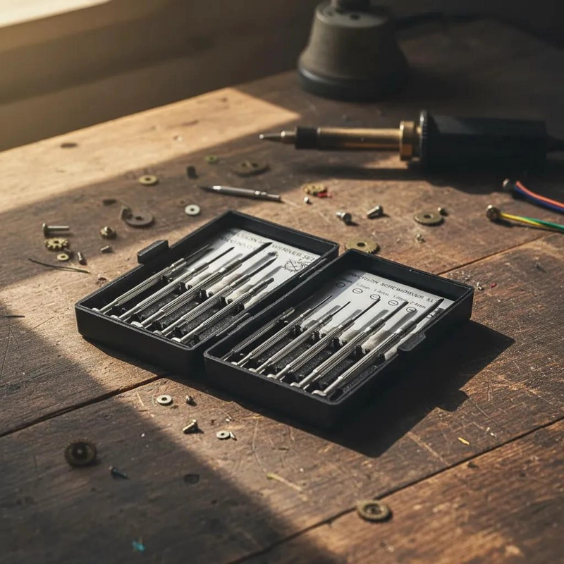 JUEGO DE MINI DESTORNILLADORES DE PRECISION 11 PIEZAS PARA REPARACIONES - 6