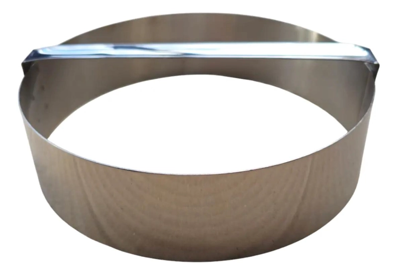 CORTADOR DE MASA DE ACERO INOXIDABLE DE 20 CM PARA REPOSTERIA - 1