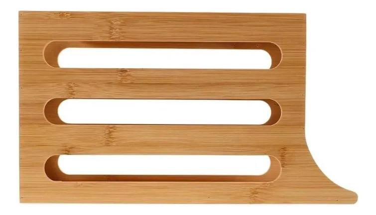 DISPENSADOR AUTOMATICO DE HUEVOS EN BAMBU NATURAL DE 3 NIVELES - 1