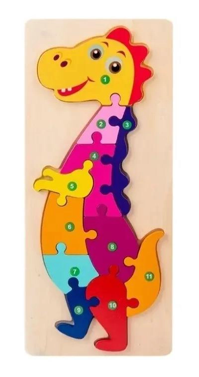 PACK DE 3 PUZZLES DE MADERA 3D PARA NIÑOS - 8