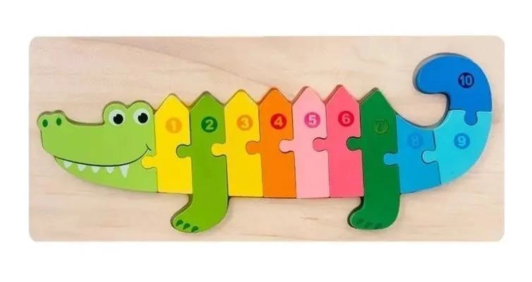 PACK DE 3 PUZZLES DE MADERA 3D PARA NIÑOS - 9