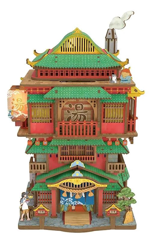 PUZZLE 3D CASA TERMAL JAPONESA PARA ORGANIZAR ESCRITORIO - 1