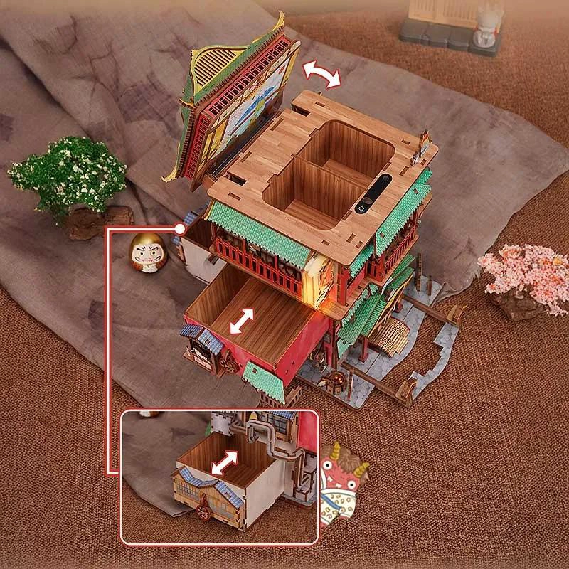 PUZZLE 3D CASA TERMAL JAPONESA PARA ORGANIZAR ESCRITORIO - 4