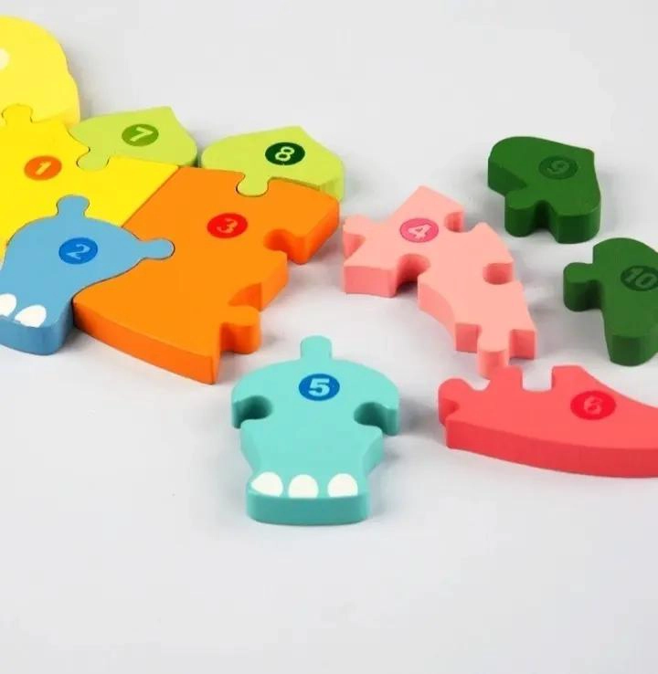 KIT DE 3 PUZZLES DE MADERA 3D PARA NIÑOS - 5