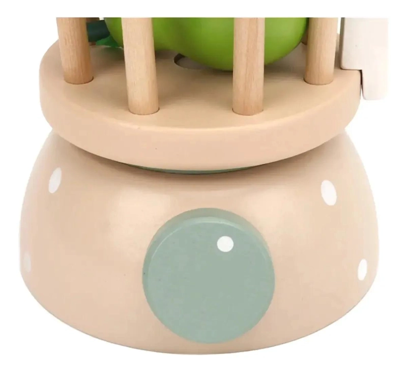 LICUADORA DE MADERA PARA NIÑOS CON FRUTAS Y ACCESORIOS - 5