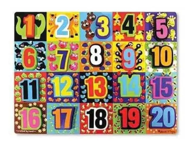 ROMPECABEZAS TRIDIMENSIONAL DE NUMEROS PARA NIÑOS - 1