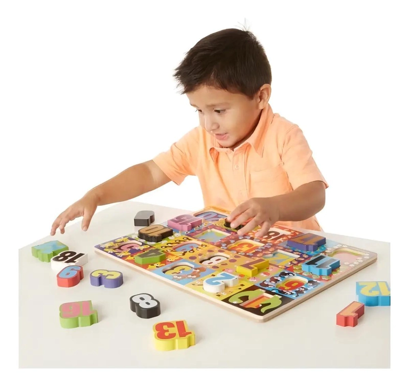ROMPECABEZAS TRIDIMENSIONAL DE NUMEROS PARA NIÑOS - 3