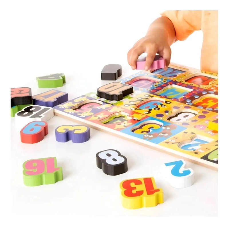 ROMPECABEZAS TRIDIMENSIONAL DE NUMEROS PARA NIÑOS - 4