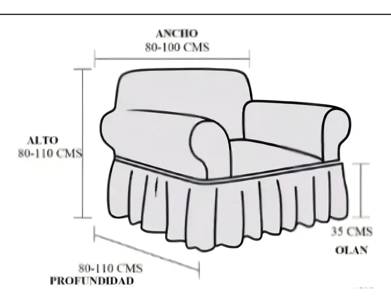 JUEGO DE FUNDAS ELASTICAS PARA SILLONES 3+1+1 CUERPOS EN ALGODON Y VISCOSA GRIS - 3