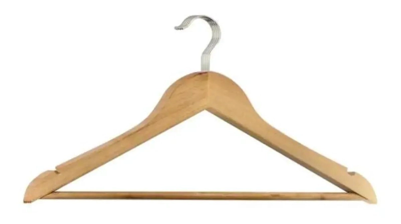 PACK DE 30 COLGADORES DE MADERA PARA ORGANIZAR ROPA - 2