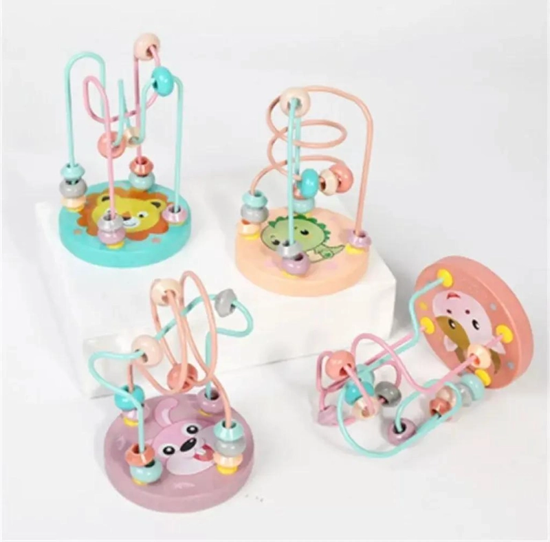 JUGUETE DIDACTICO DE MADERA PARA NIÑOS Y BEBE S - 9