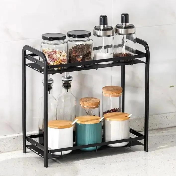 ESTANTE ORGANIZADOR MULTIUSO DE 2 NIVELES PARA COCINA Y BAÑO - 1