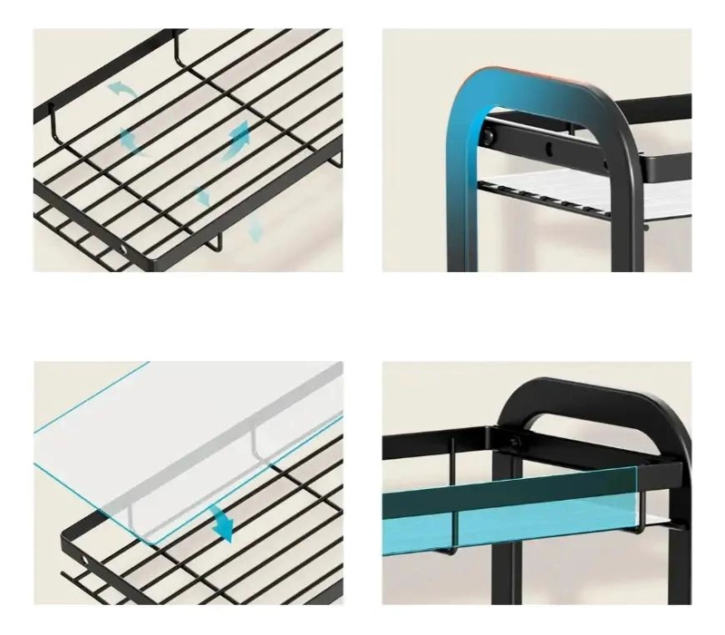 ESTANTE ORGANIZADOR MULTIUSO DE 2 NIVELES PARA COCINA Y BAÑO - 7