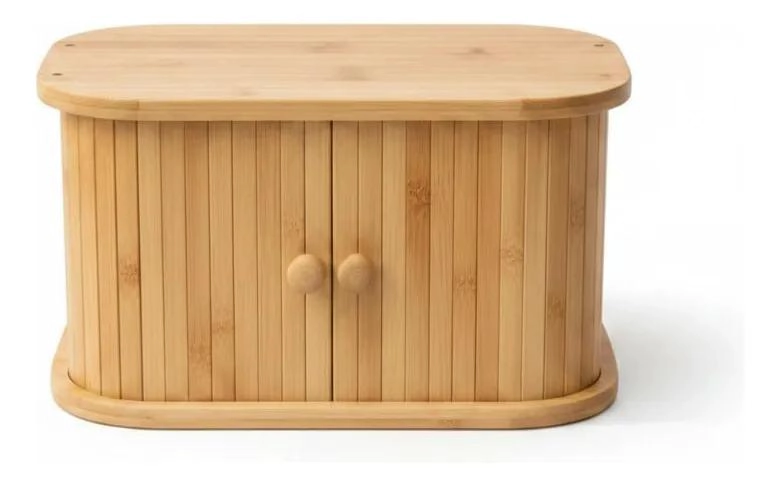 PANERA DE BAMBU NATURAL ORGANIZADOR DE COCINA 40X23CM - 1