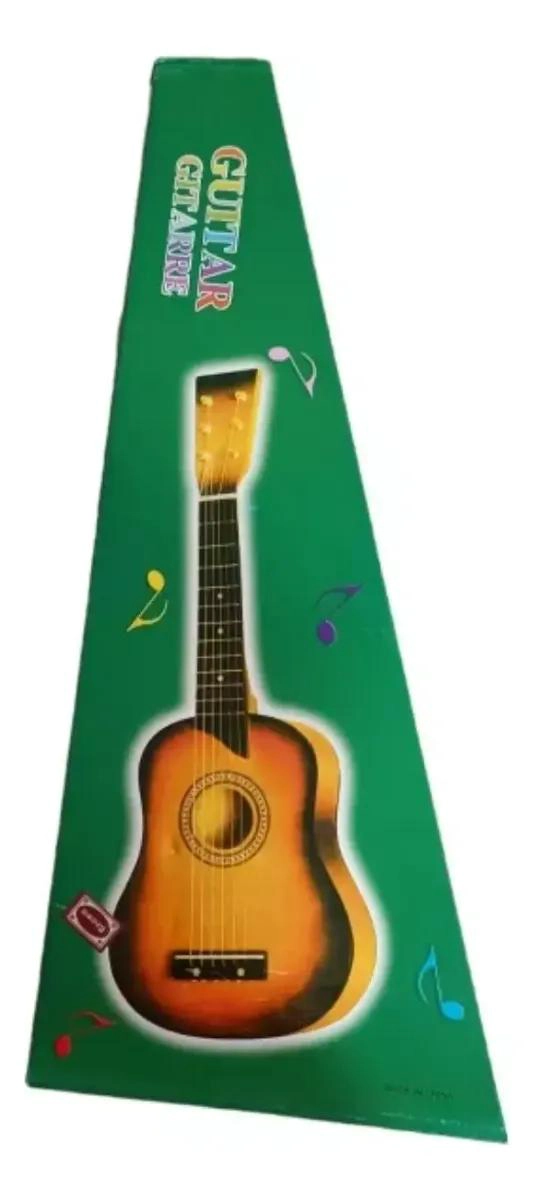 GUITARRA ACUSTICA DE MADERA PARA NIÑOS CON DISEÑO ATRACTIVO - 2